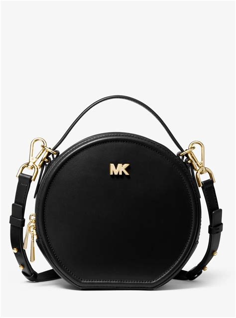 michael kors logo canteen bag white blk solver|Delaney Medium Logo Canteen Crossbody Bag.